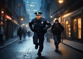 警察抓小偷的故事400字，想成为一名警察作文400字