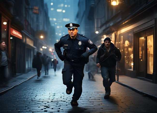 警察抓小偷的故事400字，想成为一名警察作文400字