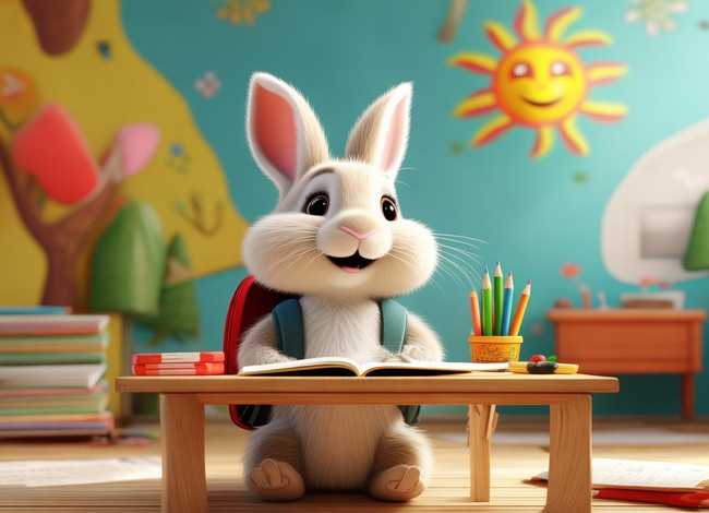 兔子的故事绘本(有趣的绘本解析分享第34天《小兔子去上学》) 兔子的故事绘本(有趣的绘本解析分享第34天《小兔子去上学》)