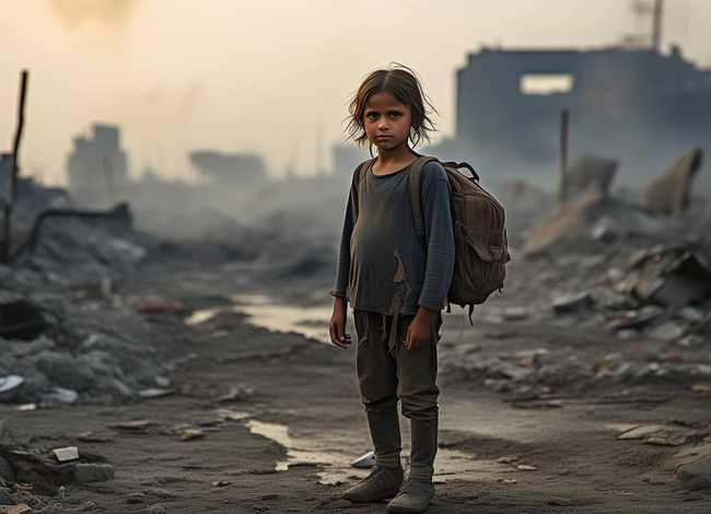 战争中儿童的图片还有故事 - 战争中的孩子是怎样生活的故事