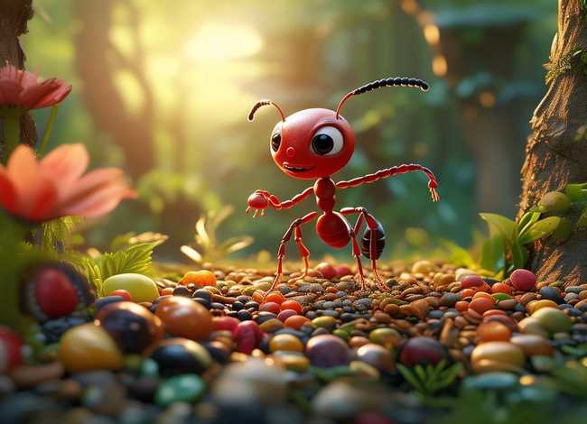 儿童英语故事图文 儿童故事-小蚂蚁的仓库 儿童英语故事图文 儿童故事-小蚂蚁的仓库