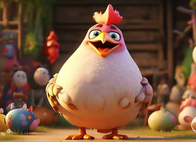 小鸡故事书儿童版 - 小鸡故事绘本 - 下怪蛋的鸡 小鸡故事书儿童版 - 小鸡故事绘本 - 下怪蛋的鸡