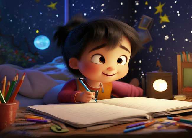 儿童故事米小圈睡前故事；我最爱做的事作文600字