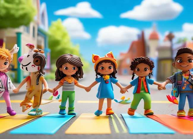 关于斑马线的故事 - 斑马线的儿童故事