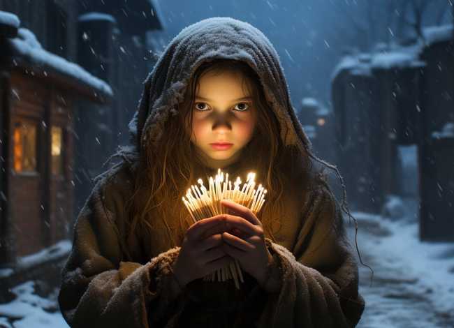 贫困孩子的感人故事，《卖火柴的小女孩》创作背景
