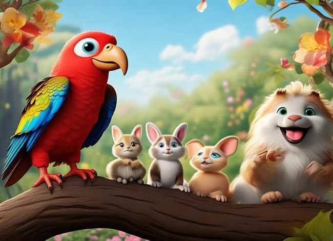 关于鹦鹉的绘本故事；宠物总动员·听鹦鹉讲故事内容简介