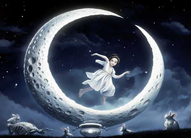 儿童故事嫦娥奔月在线听 儿童民间故事--嫦娥奔月的故事