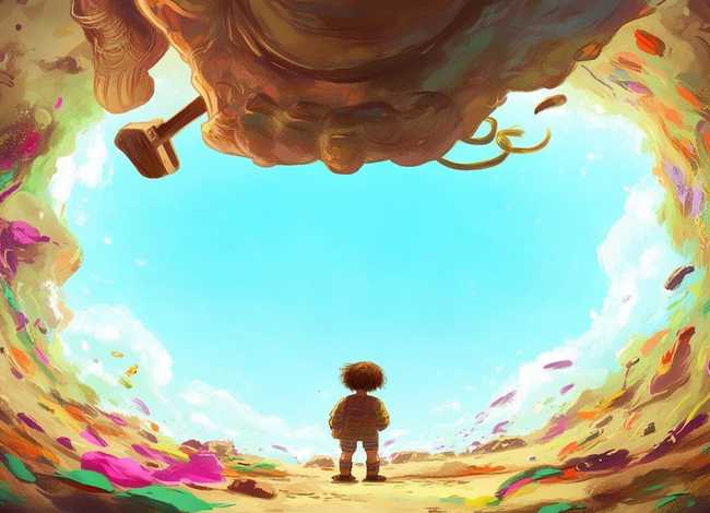 盘古开天辟地儿童故事二年级，有什么适合讲给小孩子听的民间小故事