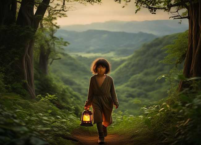 有关保护环境的幼儿绘本故事、中国民间童话.哈尼族《火童》-千万里,千万里我追寻着你