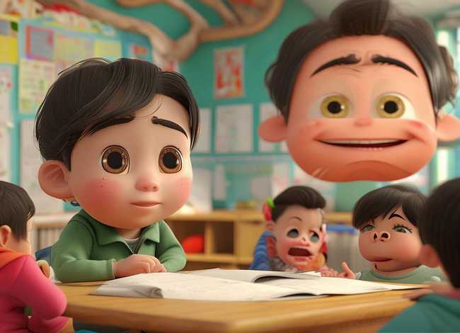 表情包小故事，小学生读成语故事《掩耳盗铃》,故事有趣,青青全程都是表情包啊