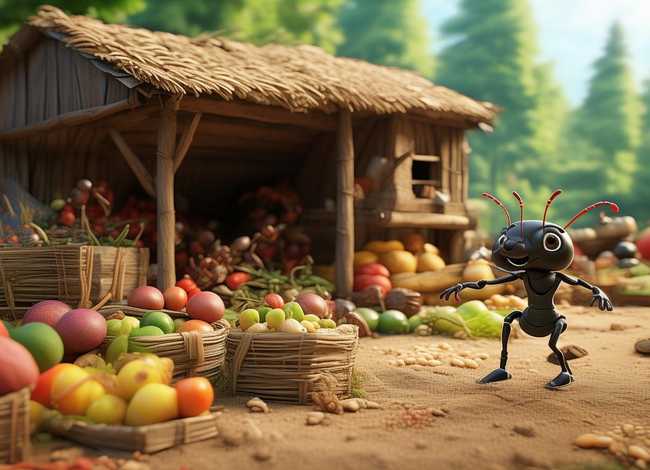 儿童英语故事ppt课件,儿童故事-小蚂蚁的仓库 儿童英语故事ppt课件,儿童故事-小蚂蚁的仓库