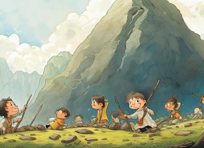 愚公移山神话故事儿童，你知道愚公移山的故事吗