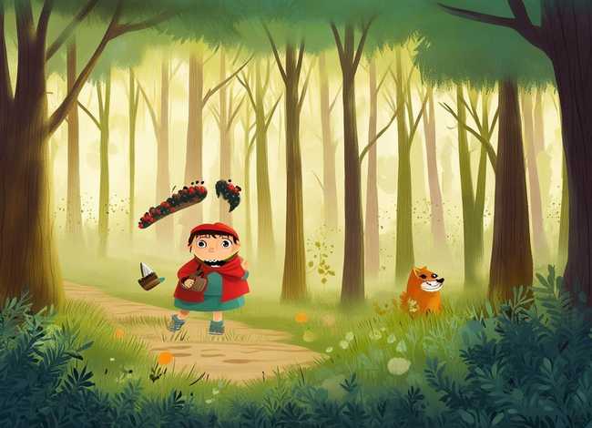 小红帽冒险故事(三年级童话故事-小红帽) 小红帽冒险故事(三年级童话故事-小红帽)