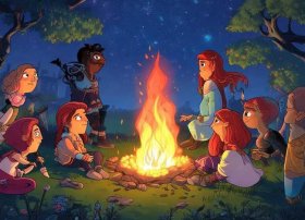 6人故事、-寓言故事的成语剧本 要有女角色 6人