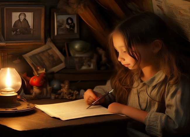 写信故事；关于小时候的故事书信400字