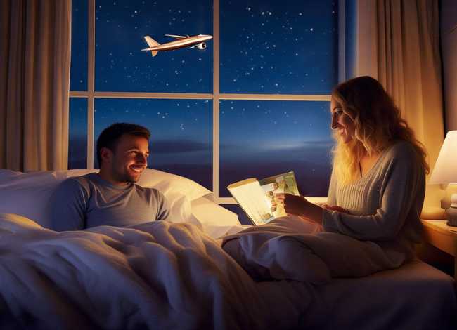 飞机的故事睡前故事文字 超短哄男朋友睡前小故事