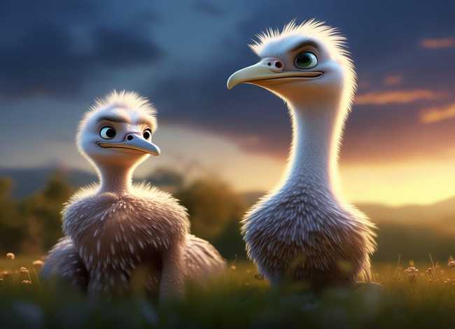 鸵鸟小故事，宝宝入睡童话小故事文字版【四篇】
