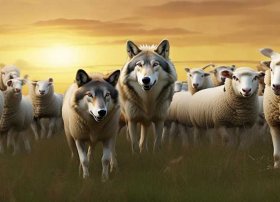 《狼和羊的故事》；狼和羊群的故事告诉我们什么道理