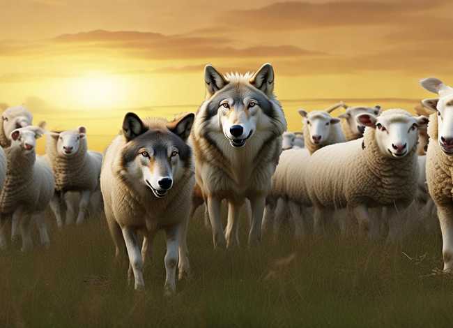 《狼和羊的故事》；狼和羊群的故事告诉我们什么道理
