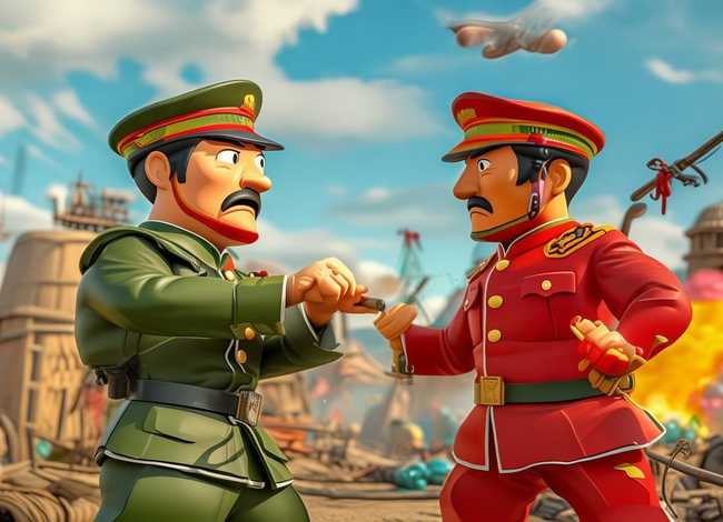 儿童打仗动画片；鬼子和八路打仗的动画片电影名字