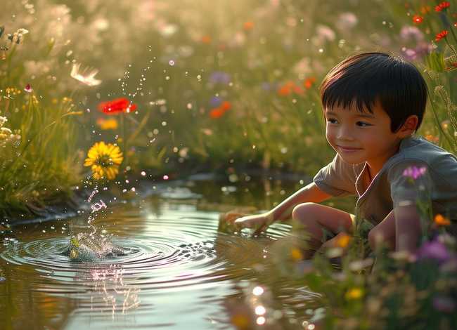 最感人的绘本 - 《小鲁的池塘》读后感400字