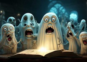 灵异故事解说搞笑；要大量短篇搞笑鬼故事