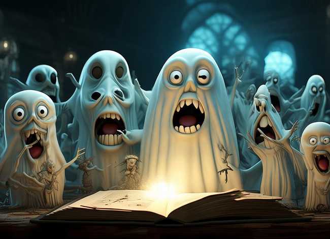 灵异故事解说搞笑；要大量短篇搞笑鬼故事