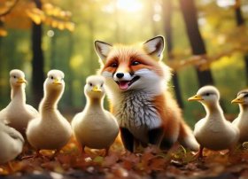 幼儿英文故事（幼儿英语小故事-狐狸和鹳）