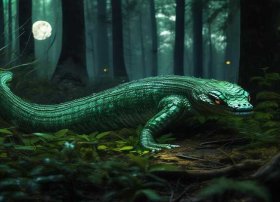 恐龙化石故事睡前故事 - 有人见过长脚的蛇吗