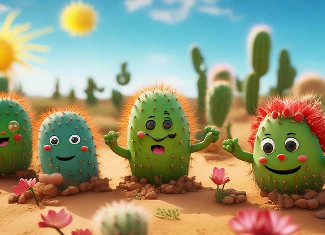 关于仙人掌的小故事或儿歌（亲子快乐儿歌·植物歌目录）