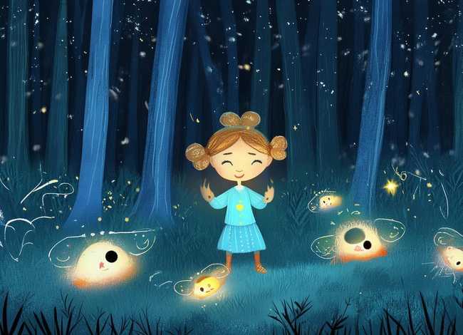 萤火虫和小星星的故事 - 童话作文