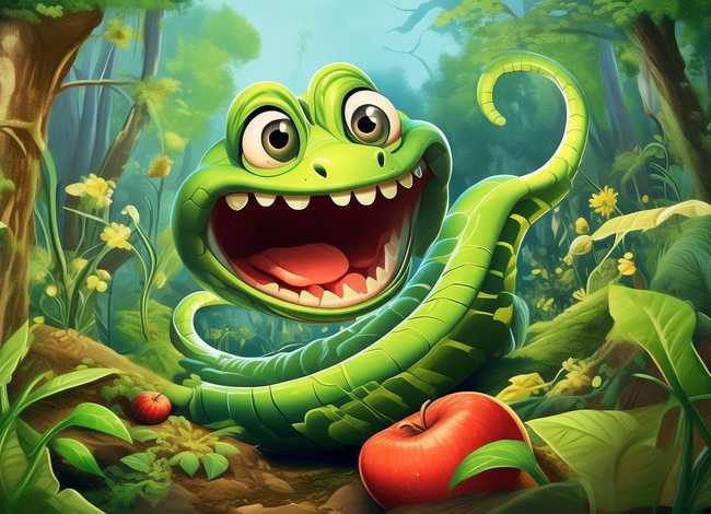 饿的小蛇的故事，读绘本系列01 好饿好饿的小蛇