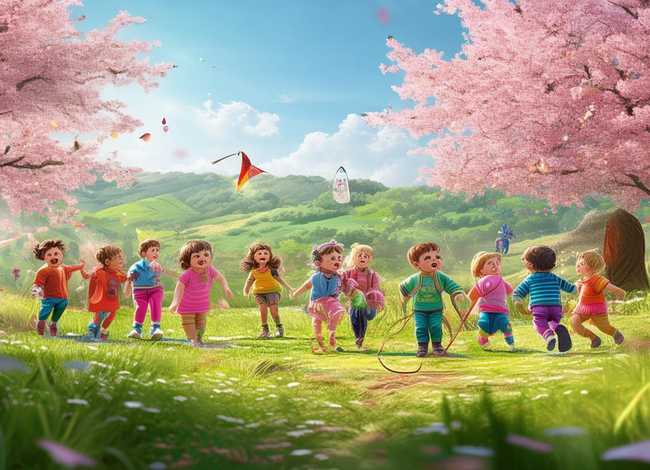 春天的故事儿童版完整版，一年级春天的故事作文200