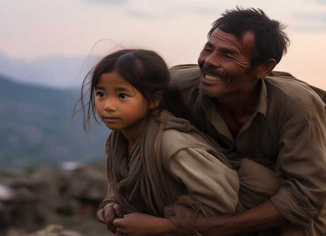 讲贫困山区儿童的电影；电影背起爸爸上学大结局
