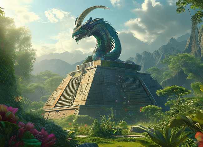 金字塔故事在线听（求有关墨西哥羽蛇神的神话故事…）