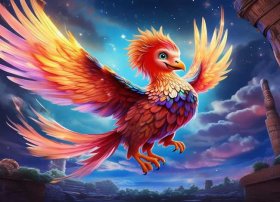 儿童版凤凰的传说与来历；关于凤凰的神话故事