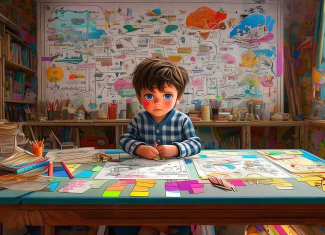 小孩故事带画 神笔马良故事插画-神笔马良的思维导图怎么画 小孩故事带画 神笔马良故事插画-神笔马良的思维导图怎么画