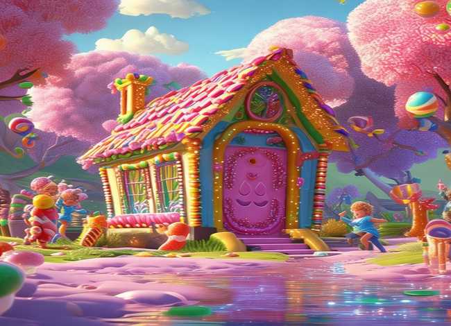 糖果世界儿童故事 - 糖果屋童话故事