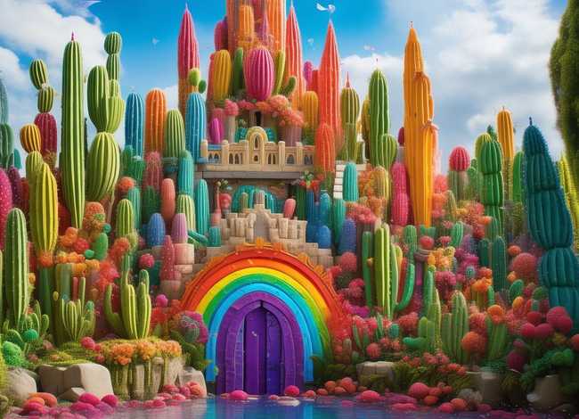 仙人掌编童话故事 - 童话城堡关于彩虹故事作文100字 仙人掌编童话故事 - 童话城堡关于彩虹故事作文100字