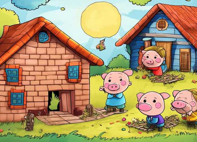 三只小猪盖房子的故事儿童(三只小猪的故事盖房子) 三只小猪盖房子的故事儿童(三只小猪的故事盖房子)