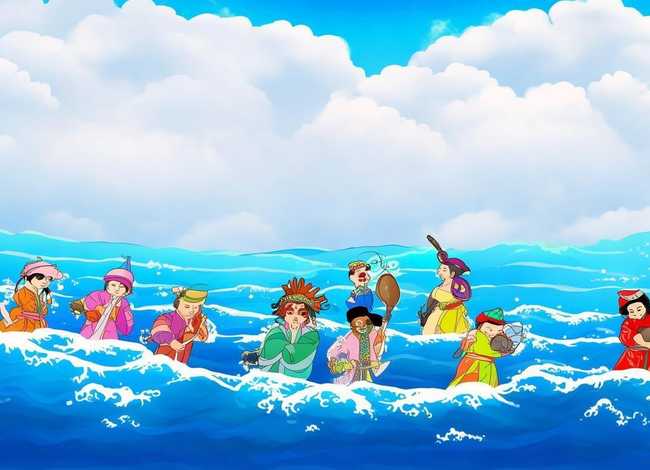 八仙过海少儿故事、八仙过海的故事内容 八仙过海少儿故事、八仙过海的故事内容