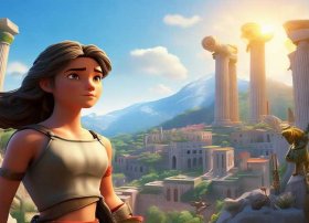 神话故事儿童动画片 少儿频道曾经放过一部和奥林匹克神话故事有关的动画片