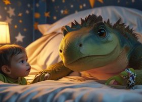 霸王龙睡前故事儿童完整3-6岁（霸王龙和小雷龙的睡前故事）