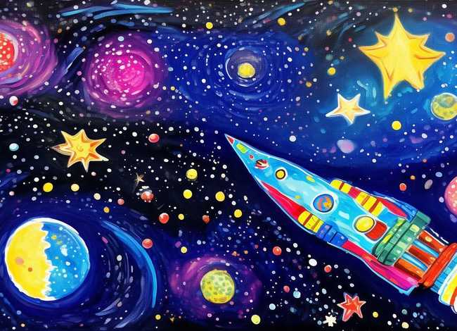 儿童绘画太空世界,太空科技画怎么画一等奖 儿童绘画太空世界,太空科技画怎么画一等奖