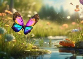 关于蝴蝶的儿童小故事（小鱼和蝴蝶的故事 儿童故事）