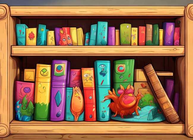 书柜儿童简笔画 - 书架怎么画