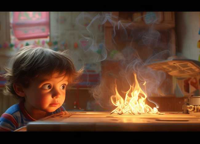 幼儿火灾故事 - 藏起来的火苗内容简介
