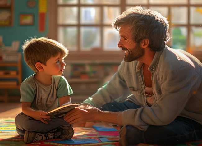 关于爸爸的小故事幼儿园 - 感人的父爱小故事事例