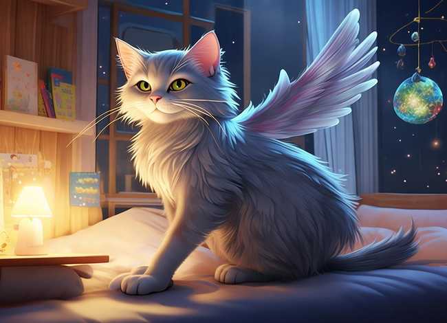 儿童睡前猫咪童话故事、[高帅猫1] 会飞的猫 儿童睡前故事 童话故事