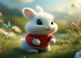儿童小白兔故事 - 小白兔的故事